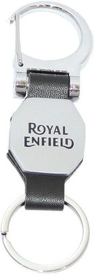 

Aura Aura Imported Royal Enfield Leather & Metal Hook Key Chain