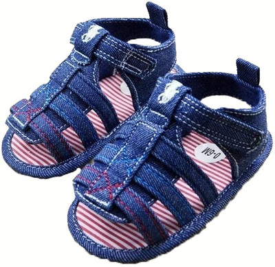 

Baby Bucket Boys & Girls Velcro Flats(Blue