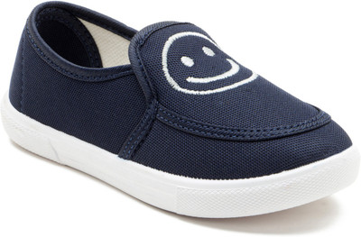 

OMAIDEN The First Step Boys Slip on Moccasins(Dark Blue, Navy