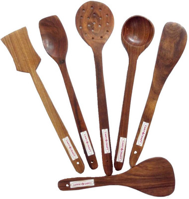 

Cart4Craft Wooden Spatula(Pack of 6)