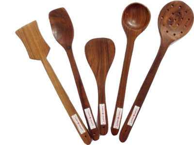 

Cart4Craft Wood Ladle(Pack of 5)