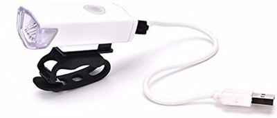 

AVB Rechargeable 3 Function Water Proof with USB for Bycle Byke LED Front Light(White)