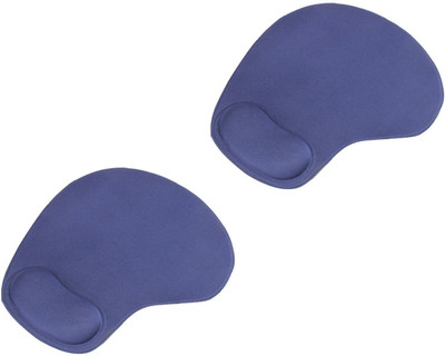 

ReTrack 2PC Full Wrist Support Soft Comfort Mat Mousepad(Blue)