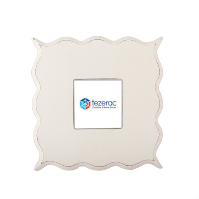 

TEZERAC Wood Photo Frame(White, 1 Photos)