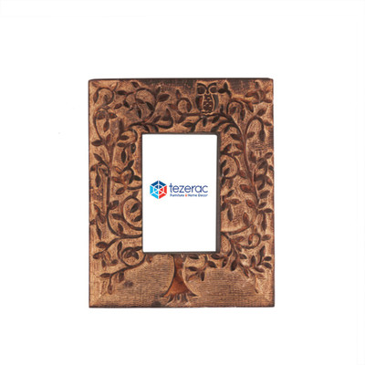 

TEZERAC Wood Photo Frame(Beige, 1 Photos)