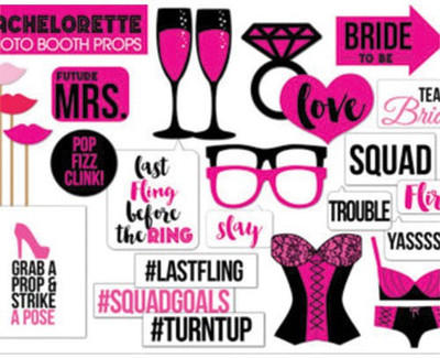 

PARTY PROPZ SET OF 27 PHOTO PROPS/ PHOTO BOOTH BOARD/ PHOTOBOOTH PROPS/ PARTY PROPS Photo Booth Board(Birthday, Bachelorette, Party, Wedding)