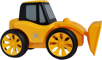 

Trinkets & More - JCB Front Loader Construction Vehicle | Remote Control Full Rotation and Sound | Fun Toys Kids 3 + Years(Multicolor)