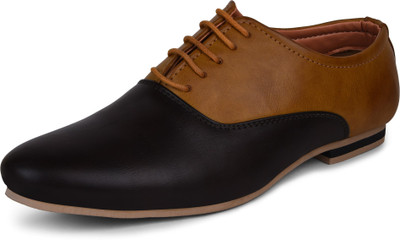 BUWCH Men's Formal Tan Shoe Casuals For Men(Tan