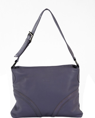 

JL Collections Women Casual Purple Genuine Leather Shoulder Bag