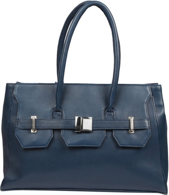 

JL Collections Women Casual Blue Genuine Leather Shoulder Bag