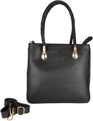 

JL Collections Women Casual Black Genuine Leather Shoulder Bag