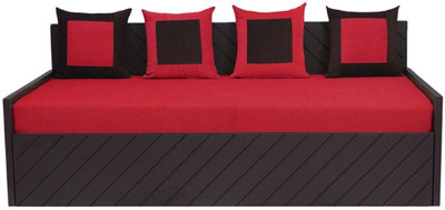 

Auspicious Home Kaiden (4 Pillows) Double Fabric Sofa Bed(Finish Color - Red Mechanism Type - Pull Out)