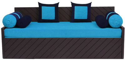 

Auspicious Home Kaiden (2 Pillows, 4 Bolsters) Double Fabric Sofa Bed(Finish Color - Blue Mechanism Type - Pull Out)