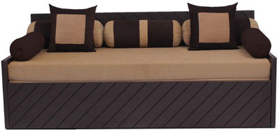 Auspicious Home Kaiden (2 Pillows, 5 Bolsters) Double Fabric Sofa Bed(Finish Color - Brown Mechanism Type - Pull Out Delivery Condition - Knock Down) Auspicious Home Kaiden (2 Pillows, 5 Bolsters) Double Fabric Sofa Bed(Finish Color - Brown Mechanism Type - Pull Out Delivery Condition - Knock Down)