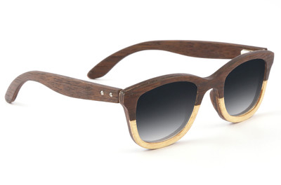

tetewood Retro Square Sunglasses(Black, Brown)