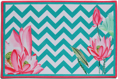 SEJ BY NISHA GUPTA Rectangular Pack of 1 Table Placemat(Multicolor, Cotton)