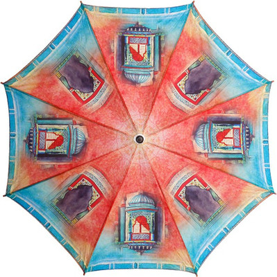 

The Ringmaster Jaipur Jharokha Umbrella(Green)