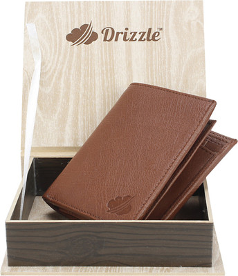 

Drizzle Men Brown Genuine Leather Wallet(8 Card Slots)