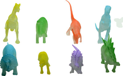 

Hang Shuntoys Hang Shuntoys Dinosaurs Glow in The Dark Animals Plastic Toys for Kids ( 8 Pcs. Pack )(Multicolor)