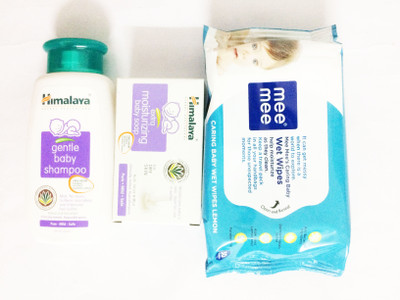 

Himalaya GENTLE BABY SHAMPOO, BABY SOAP,WIPES(White)