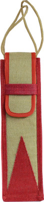 

Ashvah Jute Bottle Bag Multipurpose Bag(Red, 1 L)