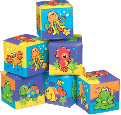

Playgro My First Soft Blocks Bath Toy(Multicolor)