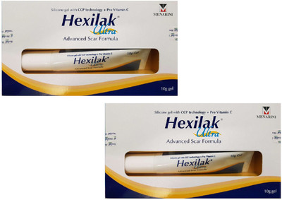 

Menarini Hexilak Ultra Advanced Scar Formula (Pack of 2)(20 g)