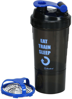 

Giftipedia Gym Accessories 700 ml Shaker(Pack of 1, Black, Blue)