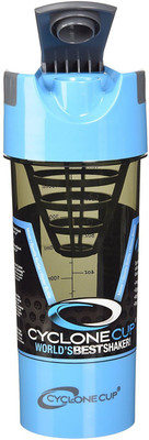 

VibeX ™ Spray Mist Squeeze Protable Water Bottle 500 ml Shaker(Pack of 1, Blue)
