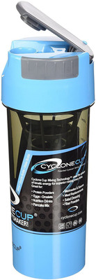 

VibeX ™ Spray Mist Squeeze Protable Water Bottle 500 ml Shaker(Pack of 1, Blue)