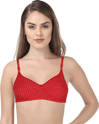 INNER TOUCH Padded Women Push-up Lightly Padded Bra(Red)