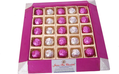 

Jainco Star Chocolates Tapper Tray Gift Pack Purple Colour Caramels(20)