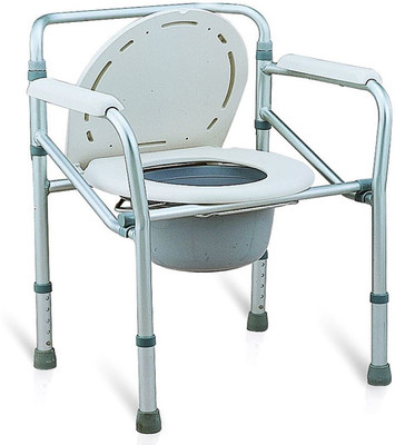 

Sr Biotech Commode Chair(White, Grey)