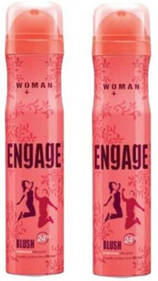 

Engage Blush Deodorant Spray - For Women(300 ml, Pack of 2)