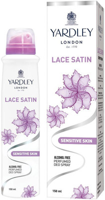 

Yardley London Lace Satin Deodorant Spray - For Women(150 ml)
