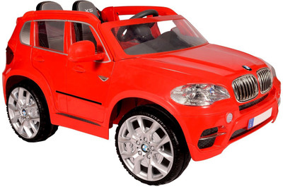 Toyhouse Officially Licensed BMW X5 Rechargeable Car Battery Operated Ride On(Red), Multicolor