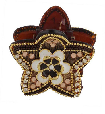 

Anuradha Art Jewellery BF-722 Hair Claw(Brown)