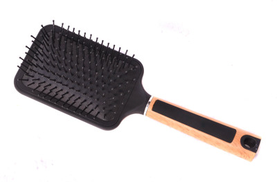 

FOK Rectangular Paddle Hair Brush Cushion Brush With Wood Handle