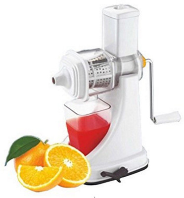 

Your Choice (S) Premium White Manual Fruit & Vegetable Juicer Stylish Design with ABS BPA Free Virgin Plastic Stainless Steel Blades Plastic, Stainless Steel Hand Juicer(White Pack of 1)
