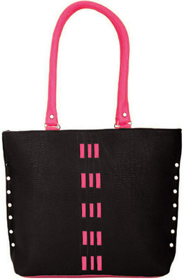 

Vera Stayle Hand-held Bag(Black, Pink)