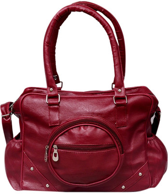 

Vera Stayle Hand-held Bag(Maroon)