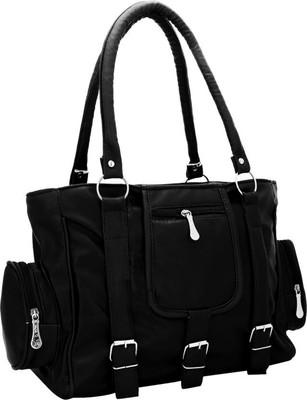 

Vera Stayle Hand-held Bag(Black)