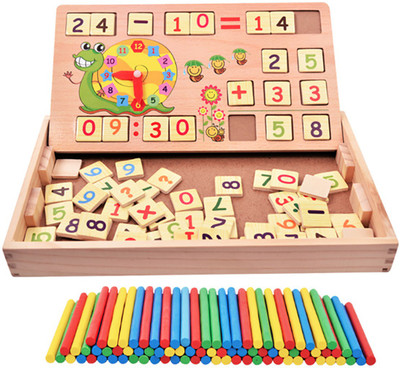 

Jack Royal Multi functional digital computing learning box with blackboard(Multicolor)