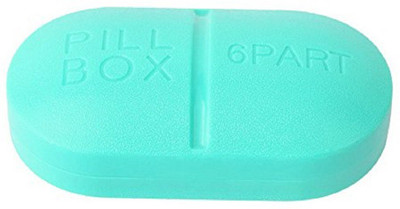 

Italish 6 Medicine Safe Storage Box Pill Box(Multicolor)