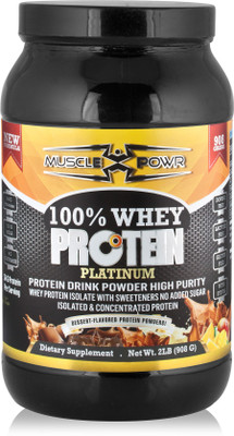 

Muscle Powr Whey Protein(0.908 kg, vanilla, Banana, Choclate)