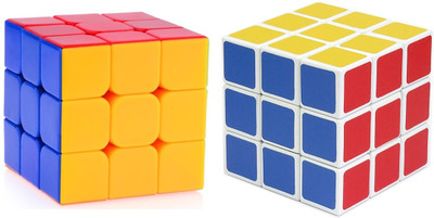 

Rubik's Challenge Stickerless Magic Rubik Cube(2 Pieces)