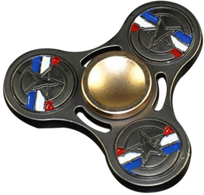 

Excite Shoppers Avengers High-Speed Fidget Spinner (Black & Gold)(1 Pieces)