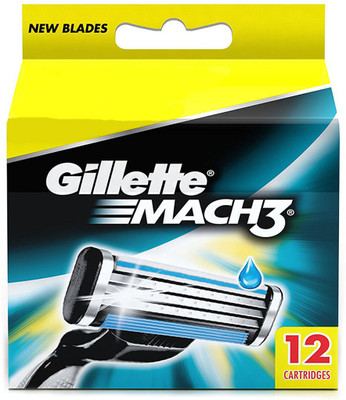 

Gillette Mach 3 Cartridge(Pack of 12)