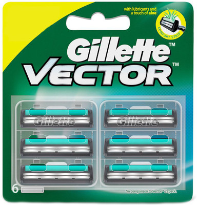 

Gillette Vector Cartridge(Pack of 6)