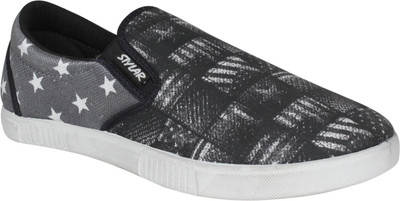 

Stylar Starbox Canvas Shoes For Men(Grey
